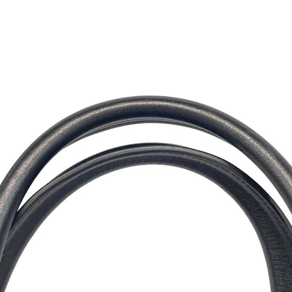 Auth DIOR/ChristianDior VIBE medium bowling bag with canage stitching - Black - Picture 10 of 15